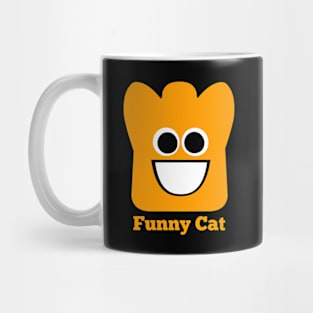 Funny Yellow Cat Mug